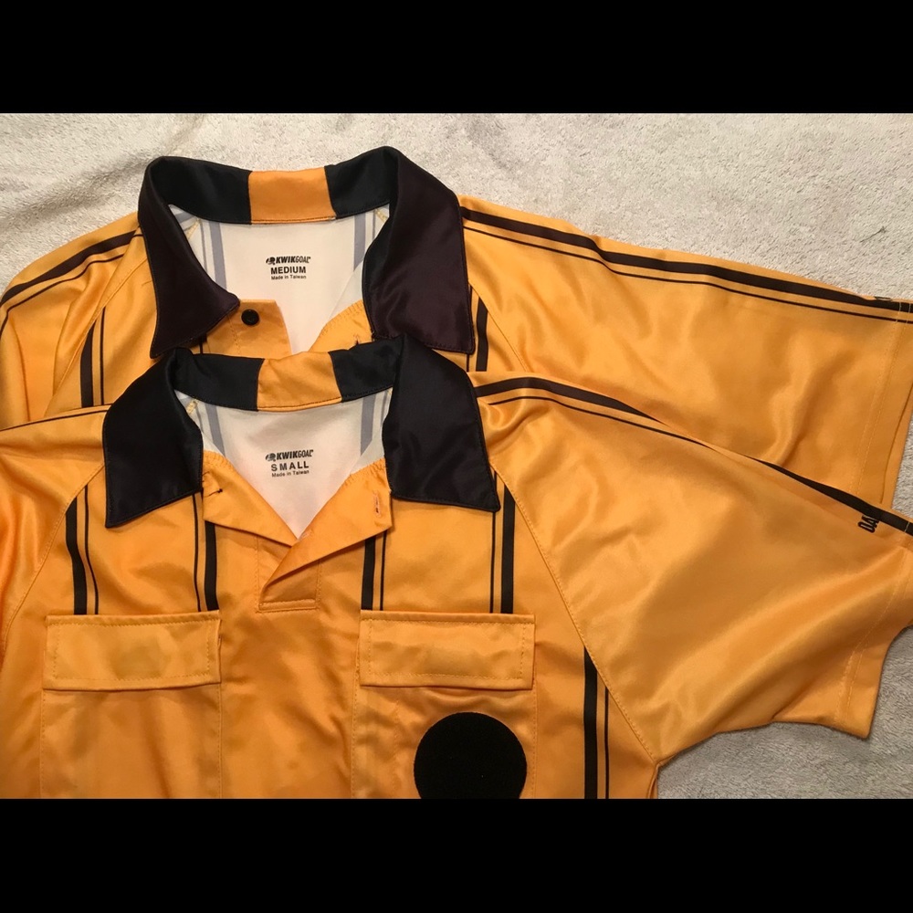 Referee jerseys small and medium